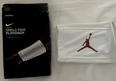 NIKE Athletic Pro Combat DRI-FIT PLAYCOACH WRSITBAND Michael Jordan WHITE #3 • $13.99