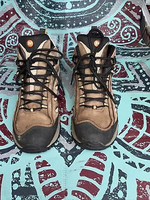 Merrell Mens Size 11 Radius Mid Cocoa Brown Waterproof Trail/Hiking Shoes • $45