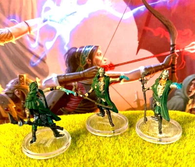 $11.05 • Buy Deathlock X3 LOT D&D Miniature Dungeons Dragons Boneyard 22 Wight Wizard Mage