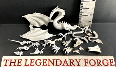 $55 • Buy Ral Partha Dungeons & Dragons Large Dragon Miniature + Extra Parts Very Rare