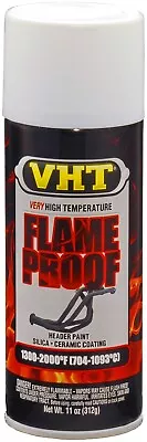 VHT SP118 High Temperature Exhaust Manifold Paint Flat WHITE Primer Flameproof • $27.02