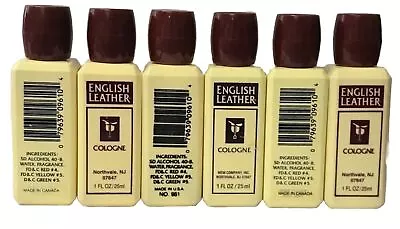 Lot Of 10 English Leather Cologne  1 Oz 90s Vintage Please Read Below STICKERED • $20