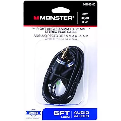 Monster Cable Plug Stereo 6 ' • $18.57