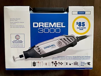 DREMEL 3000 2/25 Variable Speed Rotary Tool **NEW IN BOX** $85 VALUE • $60