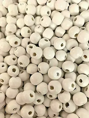 £1.95 • Buy  Wooden Round Beads, Colour Choice Craft Bead, Many Colours Size 10 Mm, 100 Pack