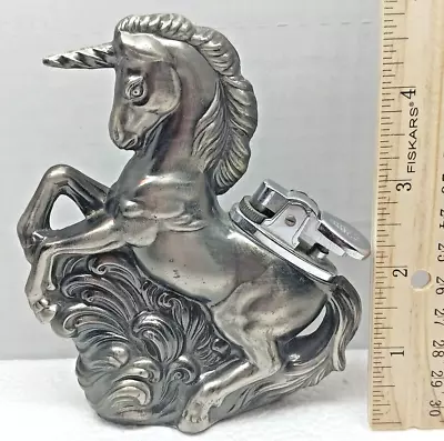 Vtg. Table Top Unicorn Butane Lighter - Japan Made -Fuel Not Included • $43.99