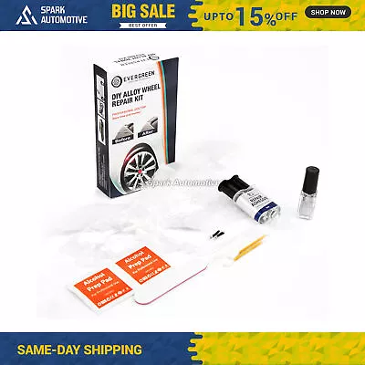 $12.99 • Buy DIY Alloy Wheel Repair Kit For Rim Damage Scratches Scrapes Scuffs
