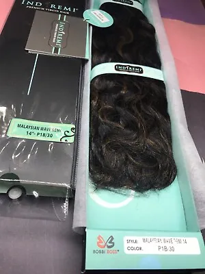 IndiRemi® Virgin Remi Hair Weave_MALAYSIAN_WAVE_WEAVING_14”_#P1B/30 • $105