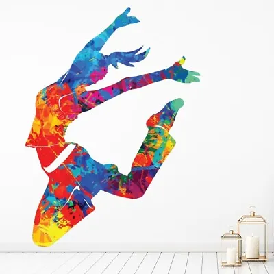 Paint Splash Dancer Wall Sticker WS-51285 • £10.98