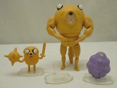 Jazwares Adventure Time Jake Lumpy & Finn In Jake Suit Figures • $40