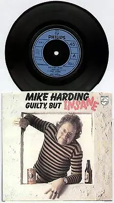 Mike Harding ~ Guilty But Insane ~ 1977 Uk 3-track Vinyl 7  Ep Single + P/s • £9