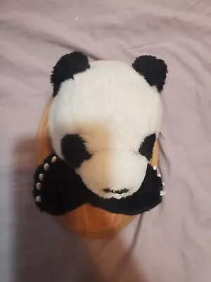New Pillowfort Panda Bear Head Wall Mount Decor Plush Target Taxidermy Halloween • $7.63