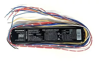 Osram Sylvania 4-Lamp T8 Electronic Ballast QHE-4X32T8/UNV PSN-SC NOS • $57.95