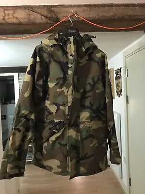 Usmc Ecwcs Parka Cold Weather Goretex Surplus Camo Woodland Jacket Military • £70