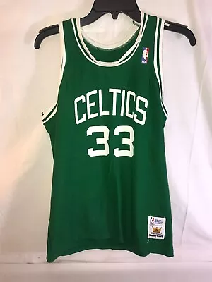 Vintage Larry Bird Boston Celtics Sand Knit MacGregor Jersey Size Large • $44.95