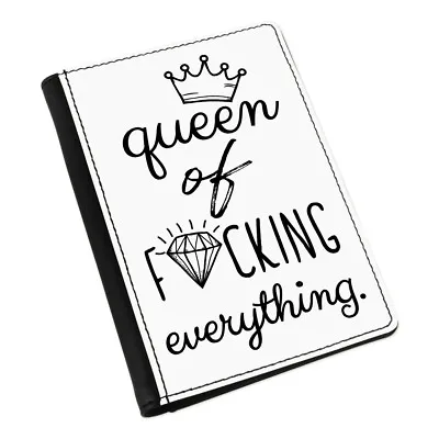 £16.50 • Buy Diamond Queen Of F-king Everything Passport Holder Cover Case Wallet - Girls
