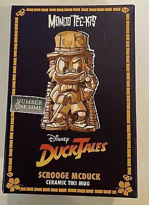 Mondo Disney DuckTales Scrooge McDuck CHROME Tiki Mug VERY Limited 1/200 Made • $175