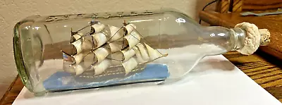 Vintage Ship In A Glass Bottle  USS Constitution Penco Industries Teacher's • $27.99