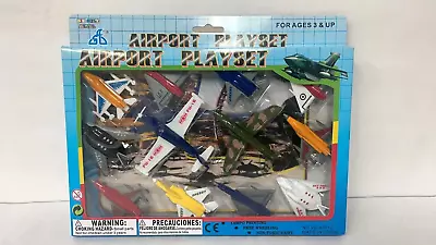 Metal Plastic Die Cast Toy Airplane Set Of 12 Planes And Jets Great For Kids NEW • $21.99