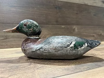 Antique Vintage Wood Duck Decoy **MASON** Mallard Drake --- Standard • $189