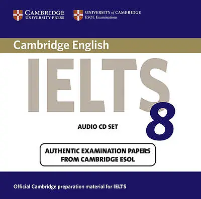 Very Good Cambridge IELTS 8 Audio CDs (2): Official Examination Papers From Uni • £32.57