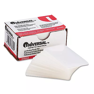 Universal Clear Laminating Pouches 5 Mil 2 1/4 X 3 3/4 Business Card Size • $10.98