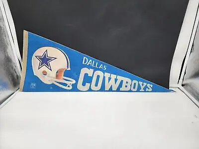 VINTAGE 29  DALLAS COWBOYS FOOTBALL Sports Souvenir PENNANT 60-70's • $18.50