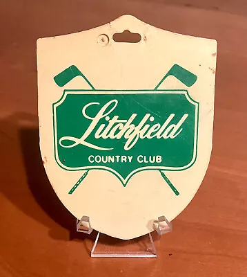 Vintage Litchfield Country Club (Pawleys South Carolina) Logo Golf Bag Tag • $9.95