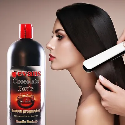 Evans Brasilian Keratin Treatment CHOCOLATE Flavor Straightening Hair Repair  • $12.99