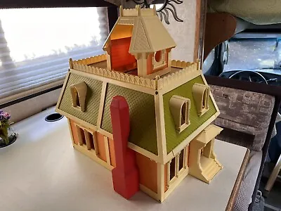 Vintage 1980 Mattel The Littles Victorian Toy Play Doll House Unfurnished • $60