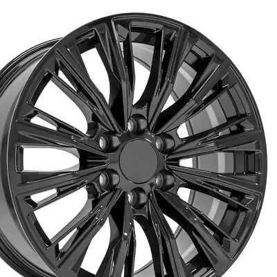 20x9 Gloss Black 84638161 Wheels Set(4) Fits Escalade V Tahoe Suburban Silverado • $848