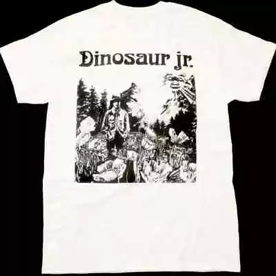 DINOSAUR JR. T-Shirt Short Sleeve White Cotton Women Men Size S To 5XL • $22.99