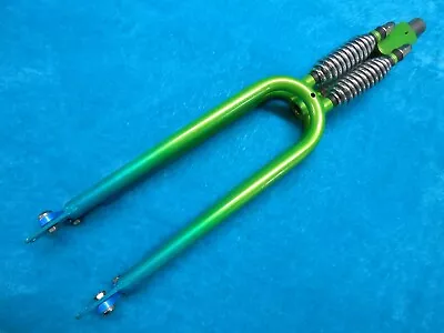 Sunlite Deluxe 26 Springer Replica Fork 1 18 Threadless Blue Lime Green • $184.99