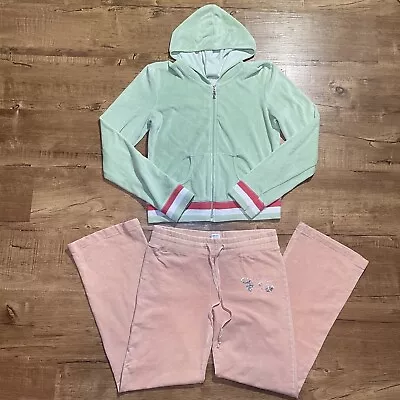 Vintage Y2K Self Esteem Tracksuit Size L Mis Match Set Velour Juicy Couture • $29.99