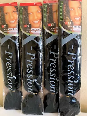 £6 • Buy X-pression (xpression) Ultra Hair For Braiding, Expression 41inches  Original