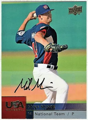 Mike Minor - 2009 Upper Deck Usa Baseball National Team Autograph Rc • $1.99