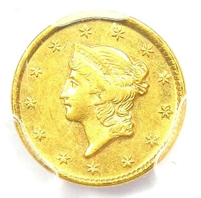 1854-D Liberty Gold Dollar G$1 - Certified PCGS AU Detail - Rare Dahlonega Coin • $3358.25