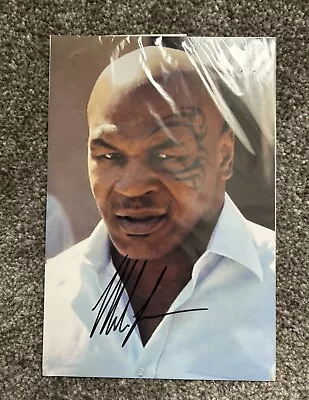 Mike Tyson Hand Signed 6x9 Inch Photograph With COA • £75