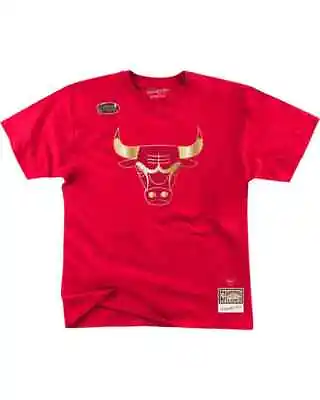 £25.99 • Buy Mitchell & Ness Chicago Bulls Red Midas Large T-Shirt Regular Fit NBA Shirt