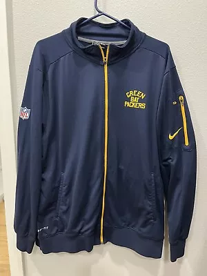 Green Bay Packers Acme Packers Nike Dri Fit NFL Jacket Size Large Mens • $60