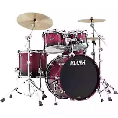 Tama Starclassic Walnut/Birch 4pc Drum Set Molten Dark Raspberry Fade • $1999.99