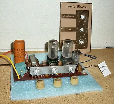 Vintage 50's Dual 50L6 + 12AX7 Mono Tube Guitar Amp Conversion Retrofit Project • $199