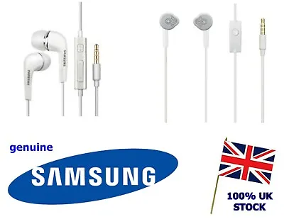SAMSUNG 3.5mm Headphones Handsfree EARPHONES GALAXY S3 S4 S5 S6 S7 S8 S9 #E2 • £1.95