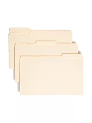 Standard File Folders 100 Count Manila 1/3-Cut Tabs Legal Size (15330) • $24.60