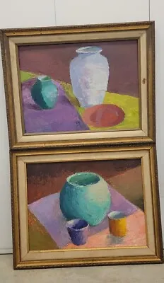 Cape Cod School Of Art Paintings Vintage 1960s Still Life Henry Hensche Student  • $313.18