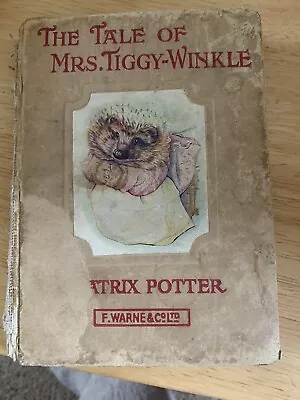 Vintage Beatrix Potter The Tale Of Mrs Tiggy-Winkle 1905 • £9.99