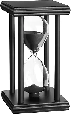 Hourglass Sand Timer 30 Minutes Reloj De Arena A ( 5.5  Black Sand ) 1 Pack • $14.94