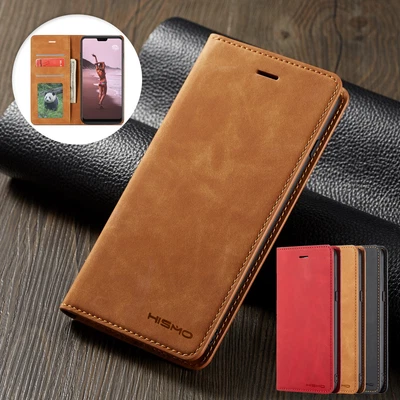 $9.99 • Buy Leather Case For OPPO A73 / R15 Pro Magnetic Flip Stand Card Pocket Wallet Cover