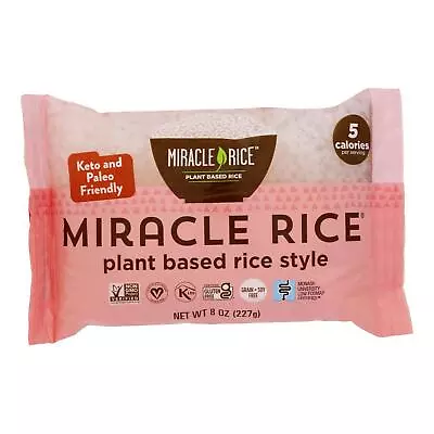 Miracle Noodle Rice - Shirataki - Miracle Rice - 8 Oz - Case Of 6 • $54.99