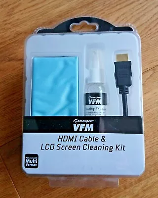 Gamexpert 2m HDMI Cable And LCD Screen Cleaning Kit • £8